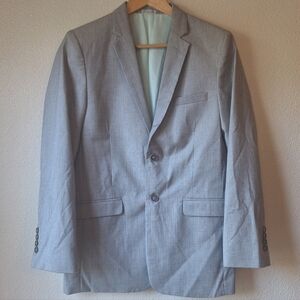 CALVIN KLEIN Blazer in Grey and Tiffany Blue Size 20
